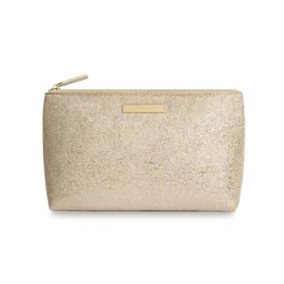 Katie Loxton Mia Metallic Gold Make Up Bag