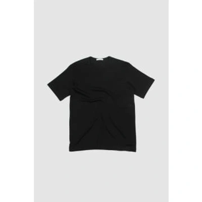 Lemaire Rib U Neck T-shirt Black