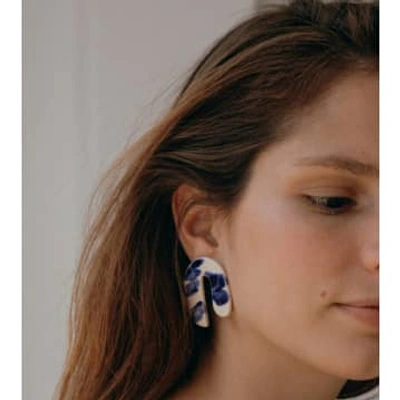 Blanca Olmos Studio Valentine Earrings In Metallic