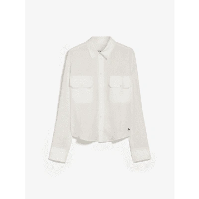 Max Mara Weekend Popoli Printed Cotton Shirt Size: S, Col: White