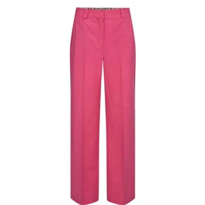 Numph Nualida Raspberry Sorbet Trousers In Pink