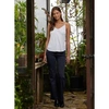 BELLA DAHL FRAYED EDGE CAMISOLE WHITE