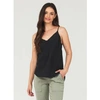 Bella Dahl Frayed Edge Camisole In Black