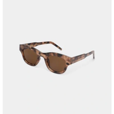 A.kjaerbede Lane Sunglasses In Brown