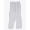 OTTOD'AME SILK BLEND TROUSERS OYSTER