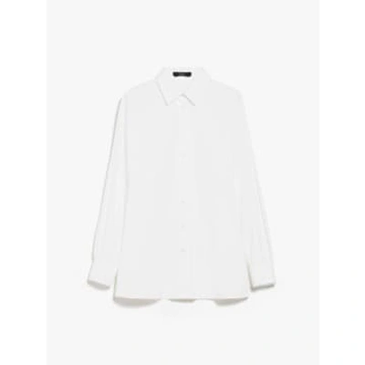 Max Mara Fufy Cotton Shirt Size: 10, Col: Optical White