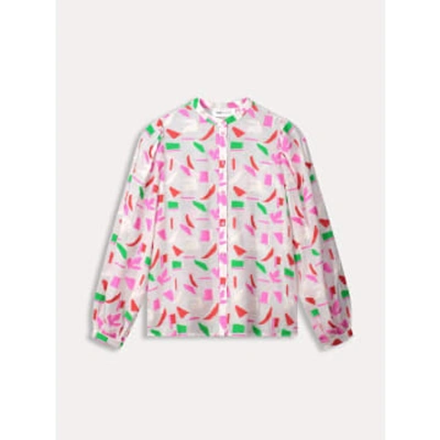 Pom Blouse Table Mountain In Pink