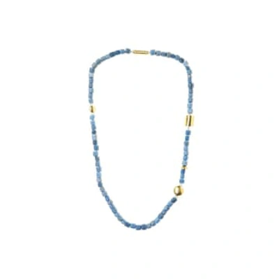 Just Trade River Blue Necklace
