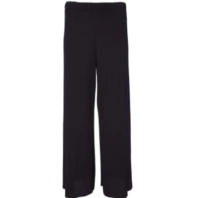 Naya Pleated Wide Leg Trouser Black