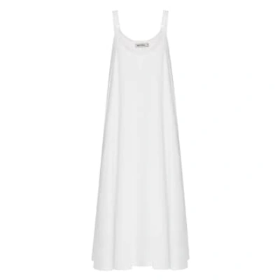 Eb & Ive Blanc Verve Tank Maxi Dress In White