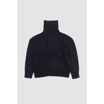 Extreme Cashmere Kids' N°20 Oversize Xtra Navy Sweater In Blue