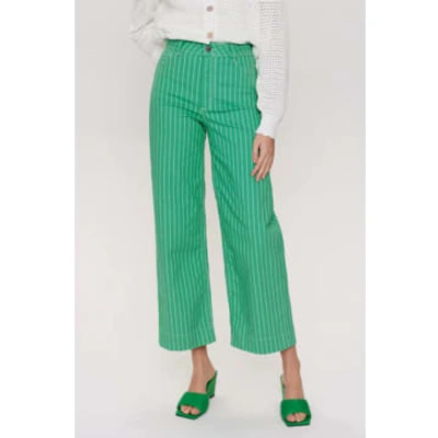 Numph Paris Green Spruce Pants