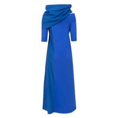 Xenia Toto Dress In Blue