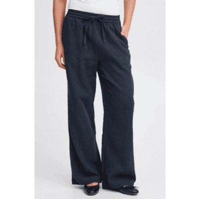 Ichi Mika Total Eclipse Trousers In Black