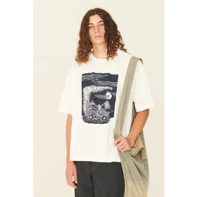 Ymc You Must Create On The Mountains Pass T-shirt In White