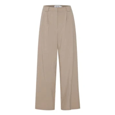 Ichi Tammie Trousers In Neutral
