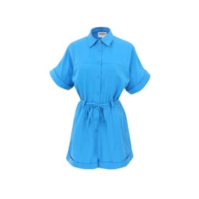 Frnch Lily Bleuelectrique Playsuit In Blue