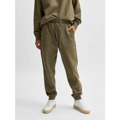 Selected Femme Stasie Sweatpants In Green