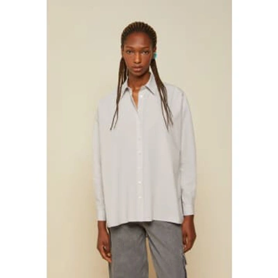 Ottod'ame Poplin Long Sleeve Shirt In White