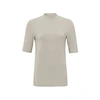 YAYA T-SHIRT WITH HIGH NECK AND SHORT SLEEVES IN REGULAR FIT