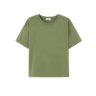 American Vintage W Camiseta Oversize W Fizvalley In Green