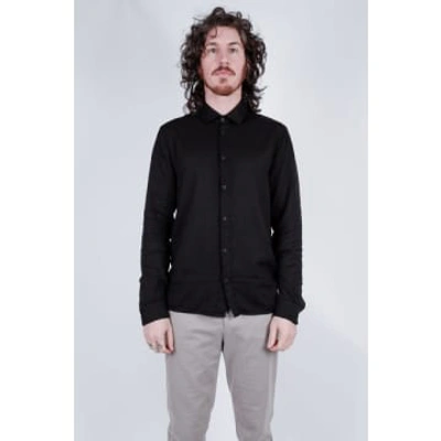 Transit Wool/cashmere Regular Fit Shirt Black