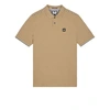 WEEKEND OFFENDER SAKAI POLO WITH NYLON CHECK PIPING IN NAVY