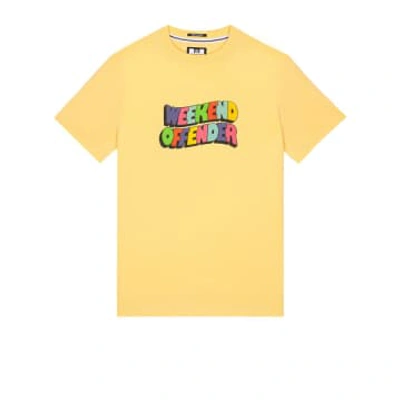 Weekend Offender Hallelujah Graphic T Shirt In Butter In Yellow