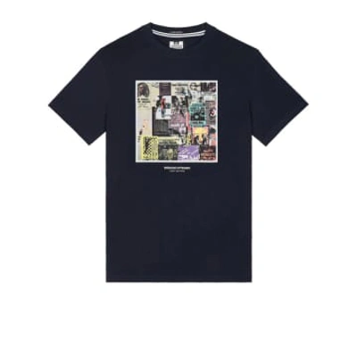 Weekend Offender Posters Graphic T Shirt In Navy In Blue