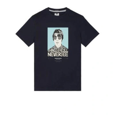 Weekend Offender Forever Graphic T Shirt In Navy In Blue