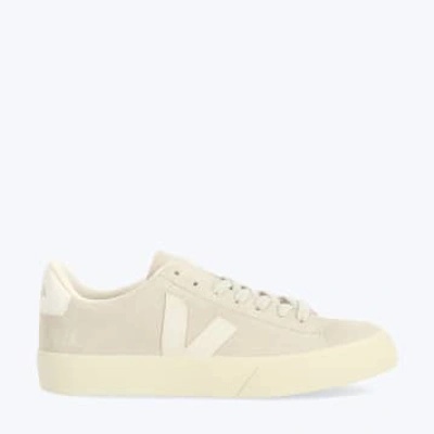 Veja Suede  Campo Shoe In Gold
