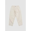 UNIVERSAL WORKS PLEATED TRACK PANT ECRU RECYCLED COTTON