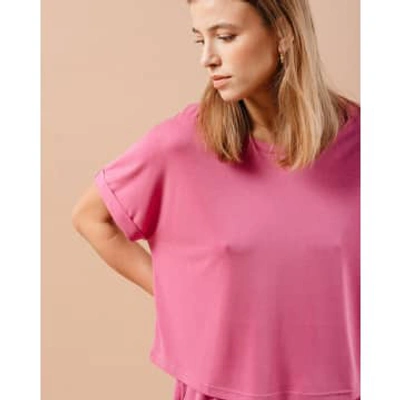 Grace & Mila T-shirt Rose Ample In Pink