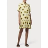 PAUL SMITH PAUL SMITH ABSTRACT SUNFLOWER DAY DRESS COL: 10 YELLOW, SIZE: 14