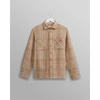 WAX LONDON WHITING OVERSHIRT OMBRE GIANT WINDOW PANE CHECK