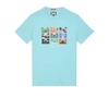WEEKEND OFFENDER HANOVER GRAPHIC T SHIRT IN SALTWATER