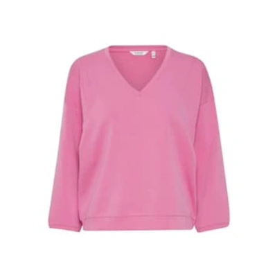 B.young Pusti V-neck Pullover In Super Pink