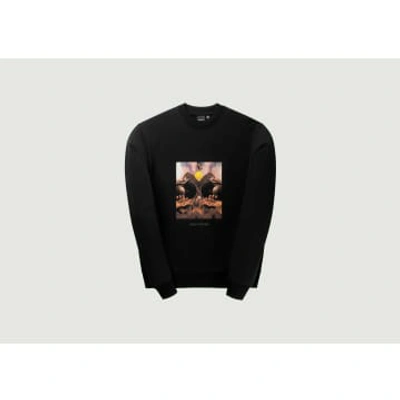 Daily Paper Landscape Oversize Sweater In Black