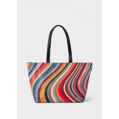 PAUL SMITH PAUL SMITH SWIRL MEDIUM TOTE SIZE: OS, COL: MULTI