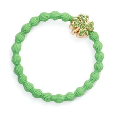 By Eloise Clover Leaf Hairband In Green