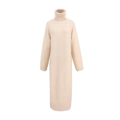 Frnch Taylor Knitted Dress In Neutral