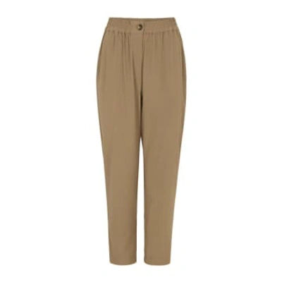 Soft Rebels Srbrianna Tiger's Eye Trousers In Brown