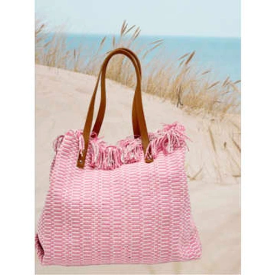 Envy Woven Bag Pink