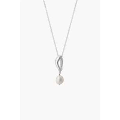 Tutti & Co Ne707s Tranquil Necklace Silver In Metallic