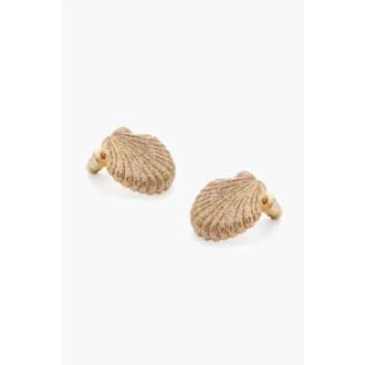 Tutti & Co Ea618g Seashell Earrings Gold
