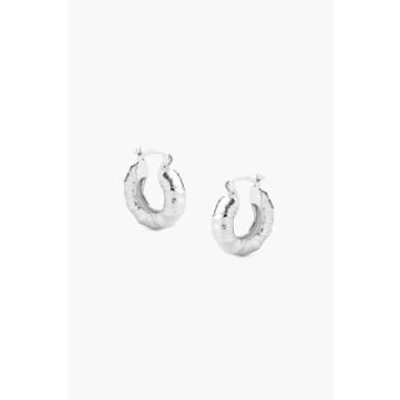 Tutti & Co Ea591s Reef Earrings Silver In Metallic