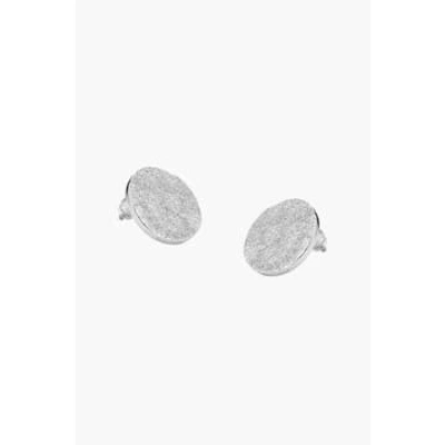 Tutti & Co Ea609s Dune Earrings Silver In Metallic