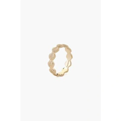 Tutti & Co Rn337g Shell Ring Gold