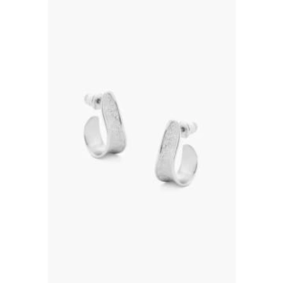 Tutti & Co Ea575s Bask Earrings Silver In Metallic
