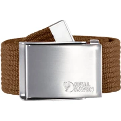 Fjall Raven Canvas Belt In Brown